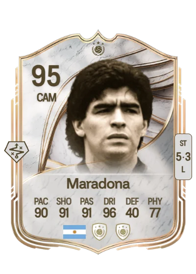 Diego Armando Maradona card