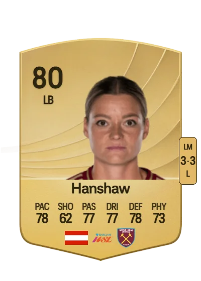 Verena Hanshaw card