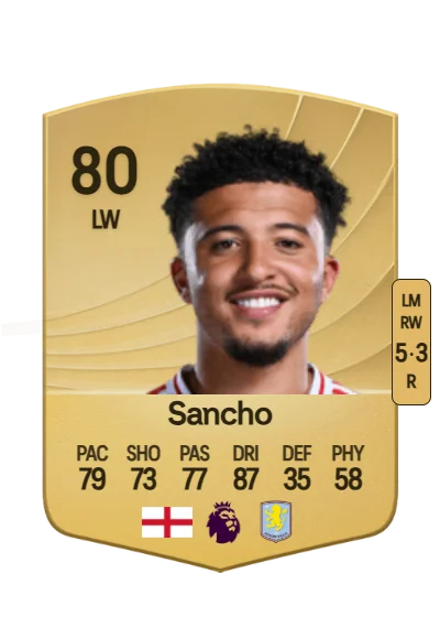 Jadon Sancho card