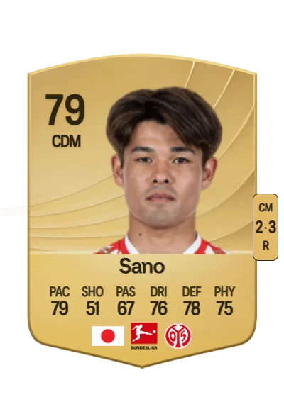 Kaishū Sano card