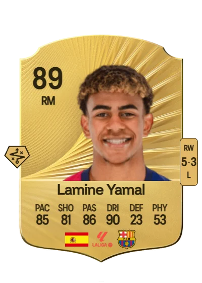 Lamine Yamal Nasraoui Ebana card