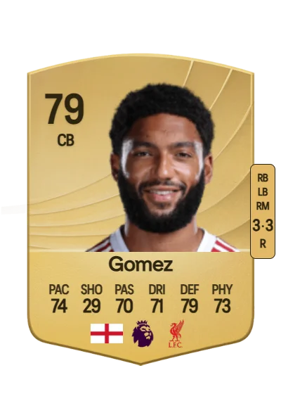 Joe Gomez card