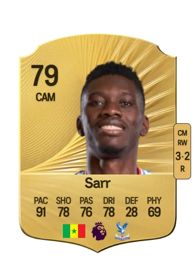 Ismaïla Sarr card