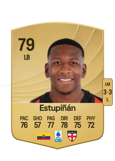 Pervis Estupiñán card