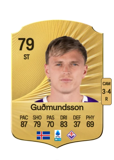 Albert Guðmundsson card