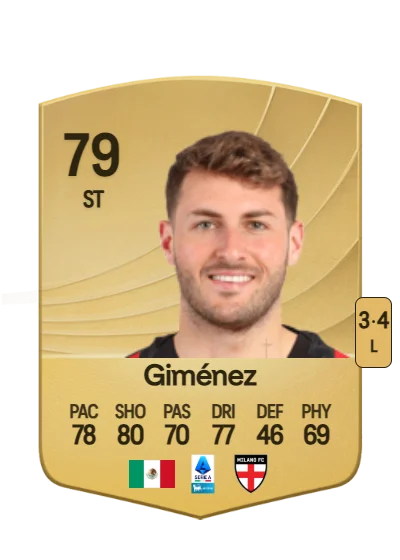 Santiago Giménez card