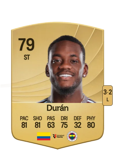 Jhon Durán card