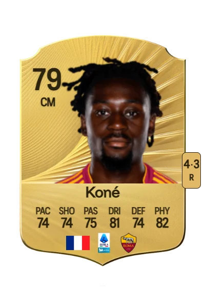 Kouadio Manu Koné card