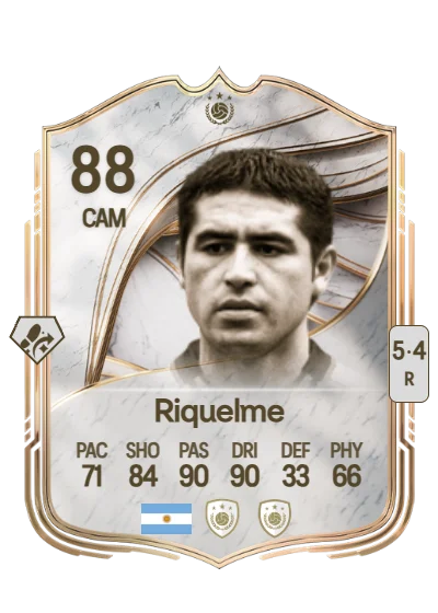 Juan Román Riquelme card