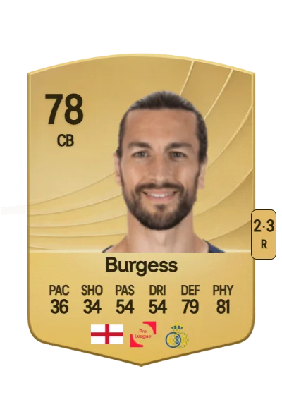 Christian Burgess card