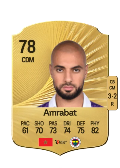 Sofyan Amrabat card