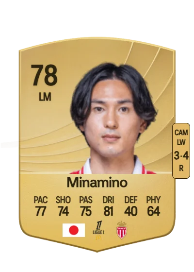 Takumi Minamino card