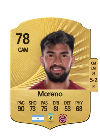 Marcelino Moreno card