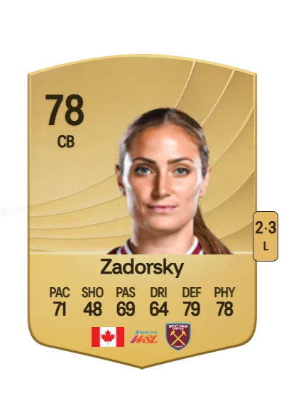 Shelina Zadorsky card
