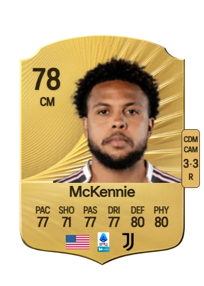 Weston McKennie card
