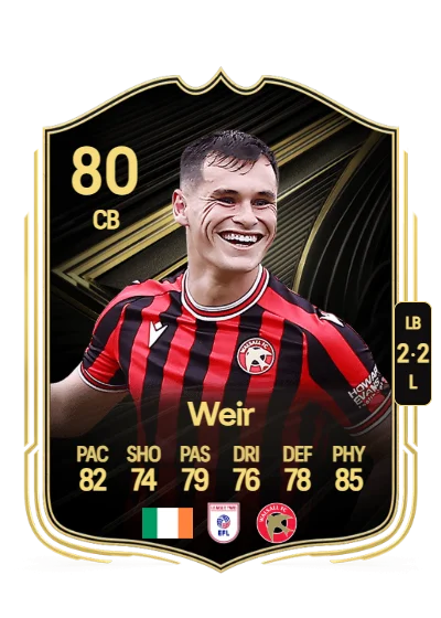 Evan Weir card