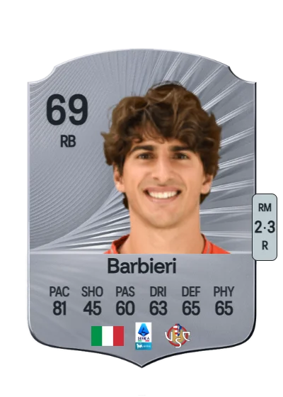 Tommaso Barbieri card