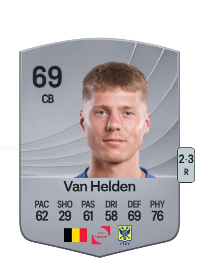 Rein Van Helden card