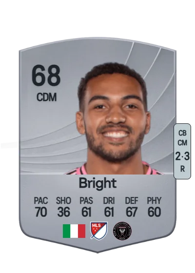 Yannick Bright card