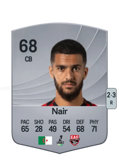 Sohaïb Nair card