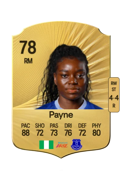 Toni Payne card