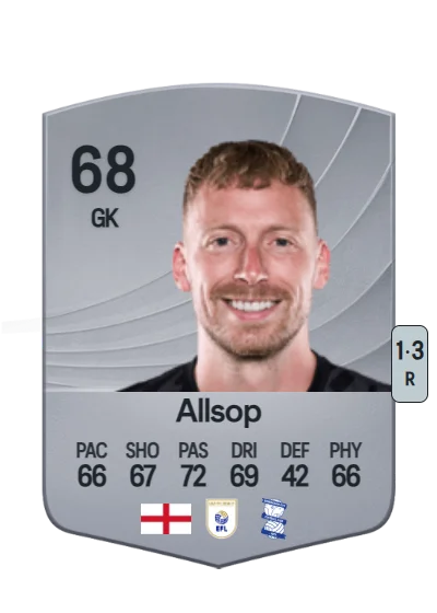 Ryan Allsop card
