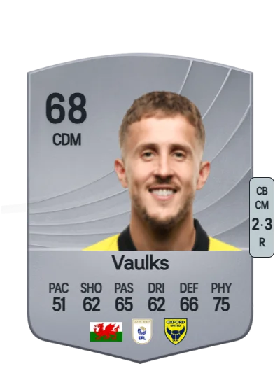 Will Vaulks card