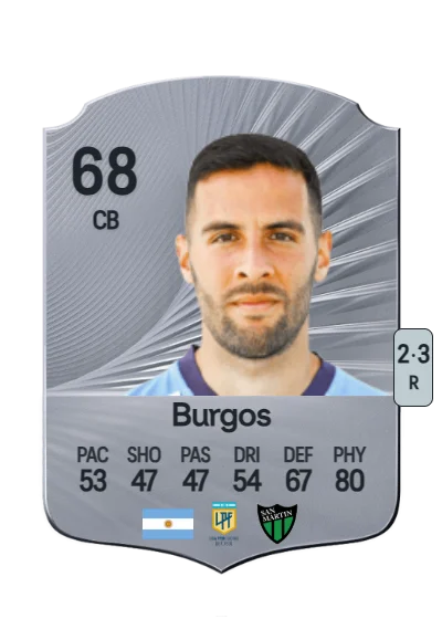 Esteban Burgos card