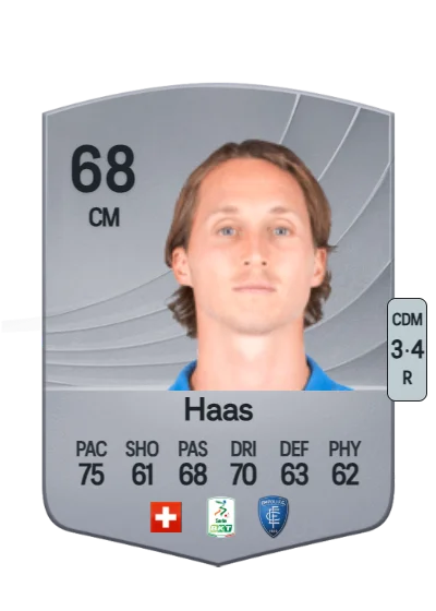 Nicolas Haas card