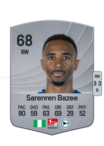 Noah Joel Sarenren Bazee card