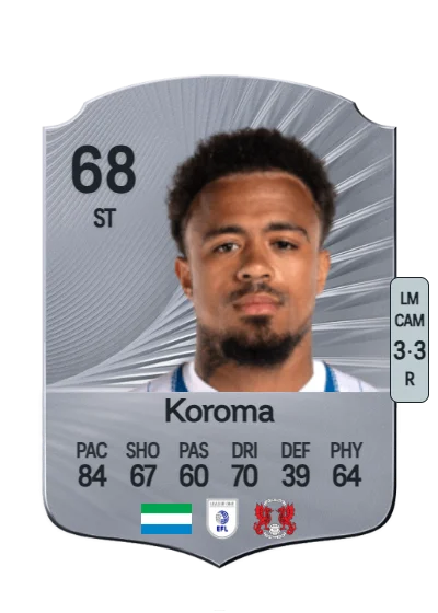 Josh Koroma card