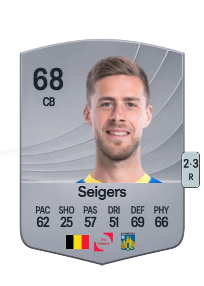 Rubin Seigers card