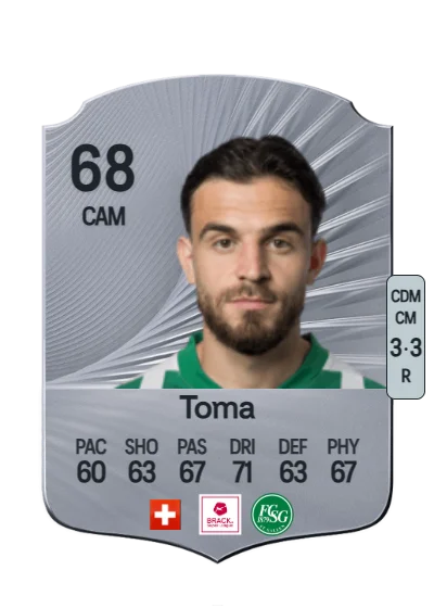 Bastien Toma card