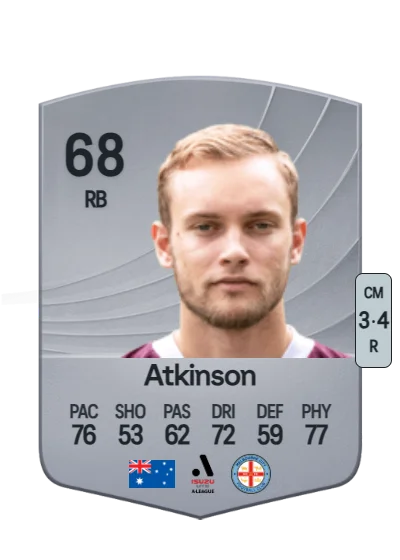 Nathaniel Atkinson card