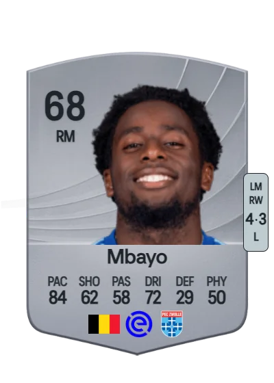 Dylan Mbayo card