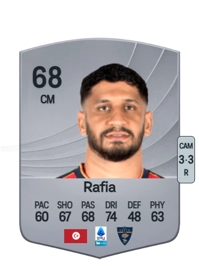 Hamza Rafia card