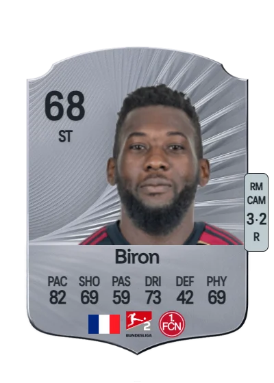Mickaël Biron card