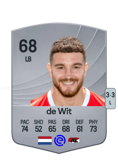 Mees de Wit card