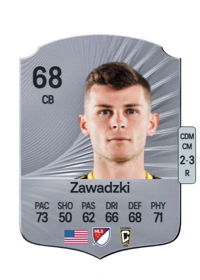 Sean Zawadzki card