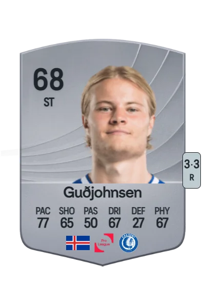 Andri Lucas Guðjohnsen card