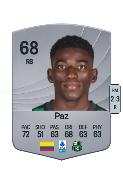 Yeferson Paz card