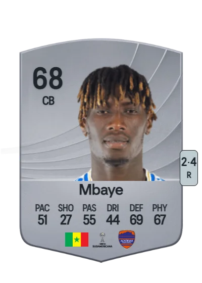 Mamadou Mbaye card