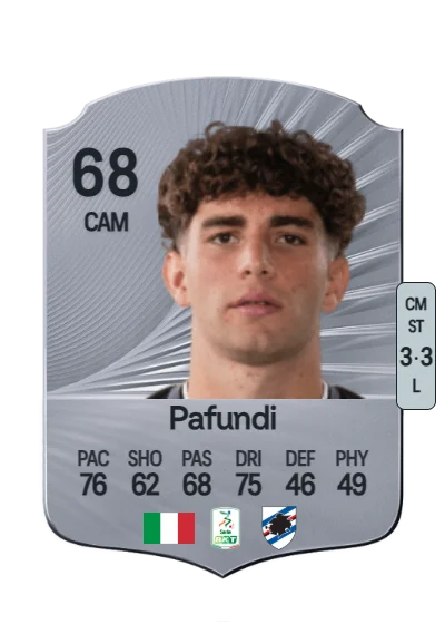 Simone Pafundi card