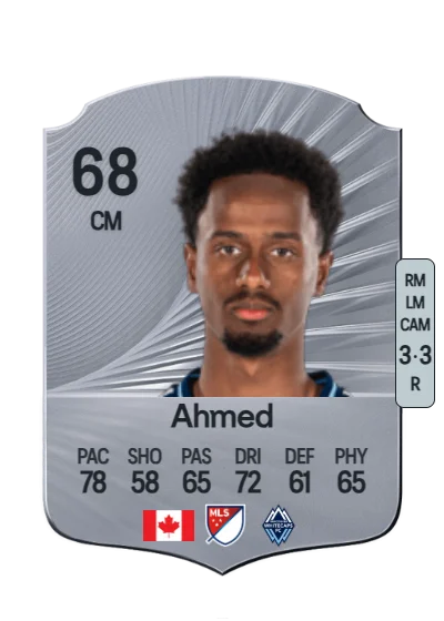 Ali Ahmed card