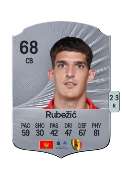 Slobodan Rubežić card