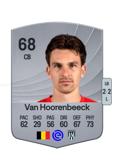 Alec Van Hoorenbeeck card