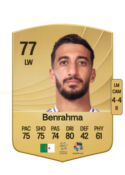 Saïd Benrahma card