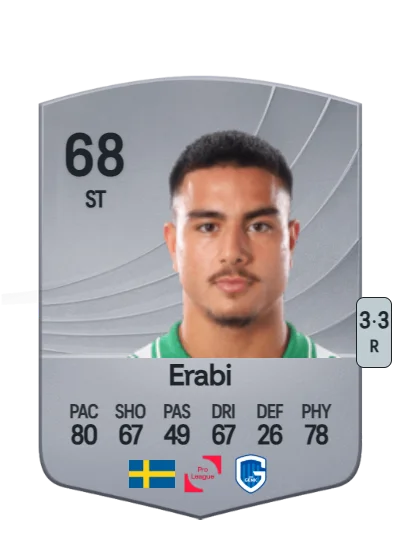 Jusef Erabi card
