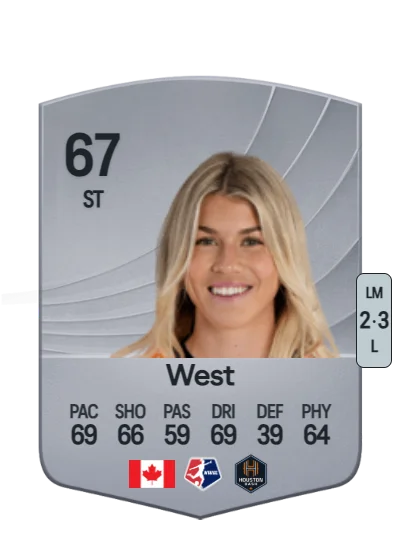 Amanda West card