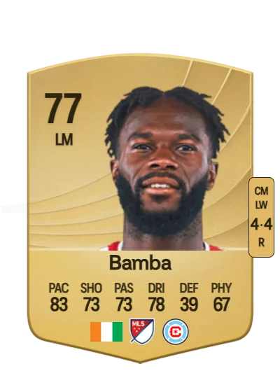 Jonathan Bamba card